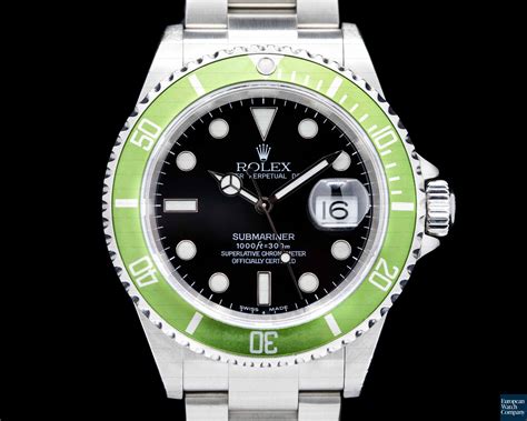 difference on rolex 16610 green bezel|rolex kermit fat 4.